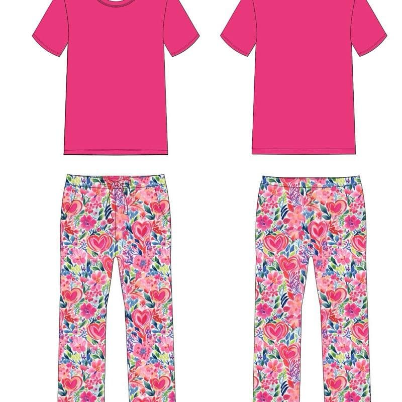 JULIANA - Short Sleeve Loungewear