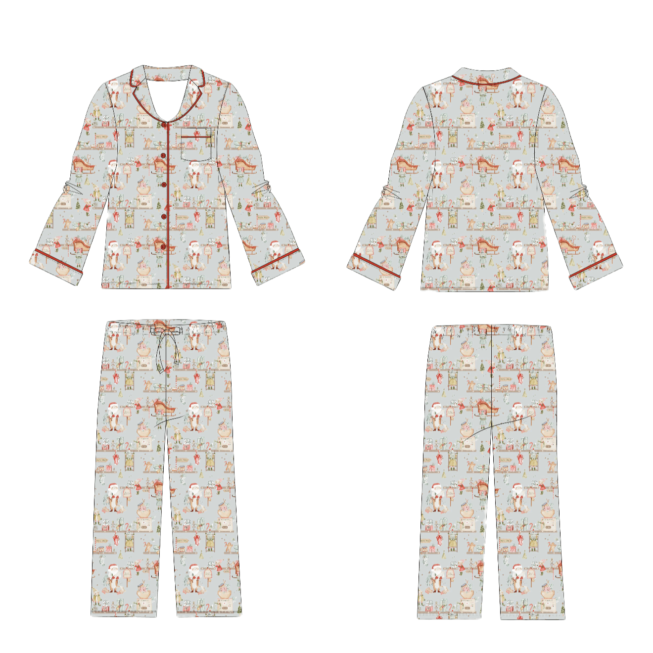 SANTA'S WORKSHOP Women's PJ Set
