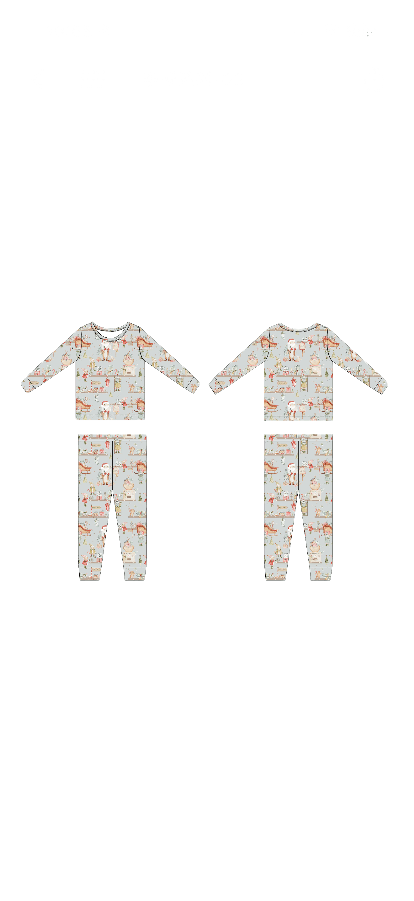 SANTA'S WORKSHOP Long Sleeve PJ Set