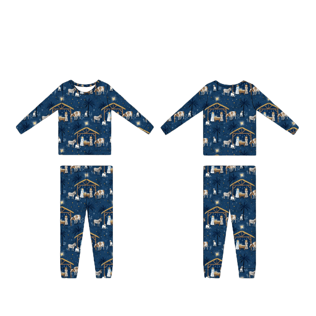 HOLY NIGHT Long Sleeve PJ Set